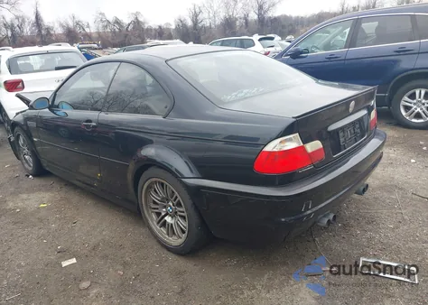 2002 BMW M3 z USA, uszkodzony, nr VIN WBSBL93442JR14082